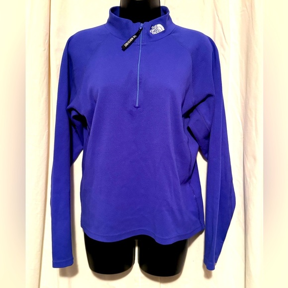 The North Face Pullover Long Sleeve Womens Sz L Women’s DOTKNIT™ Thermal ¼-Zip - Picture 1 of 7